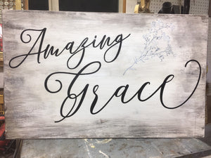Amazing Grace Wall Sign